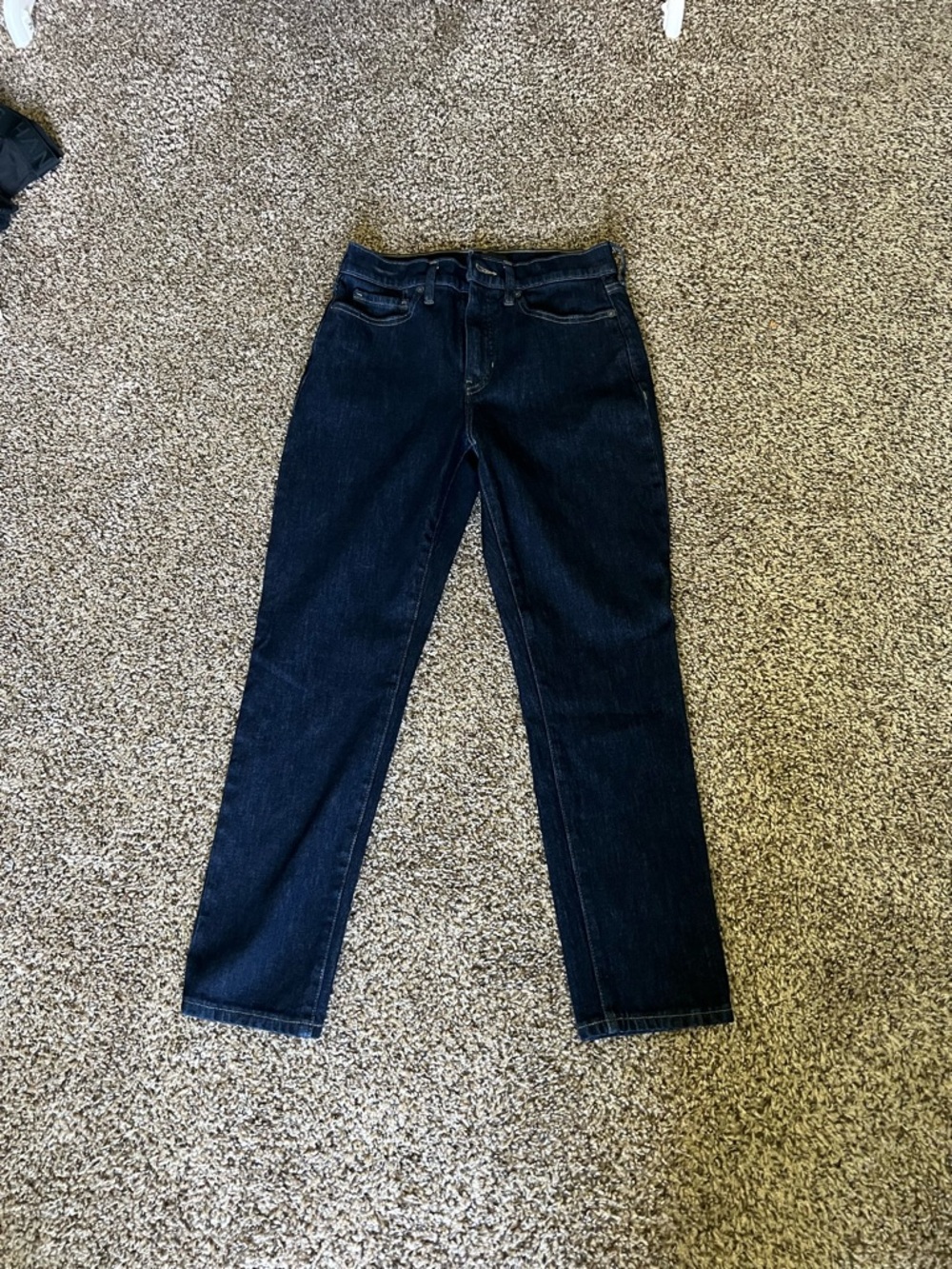 Banana Republic Straight-Leg Women's Jeans in Dark Blue Denim